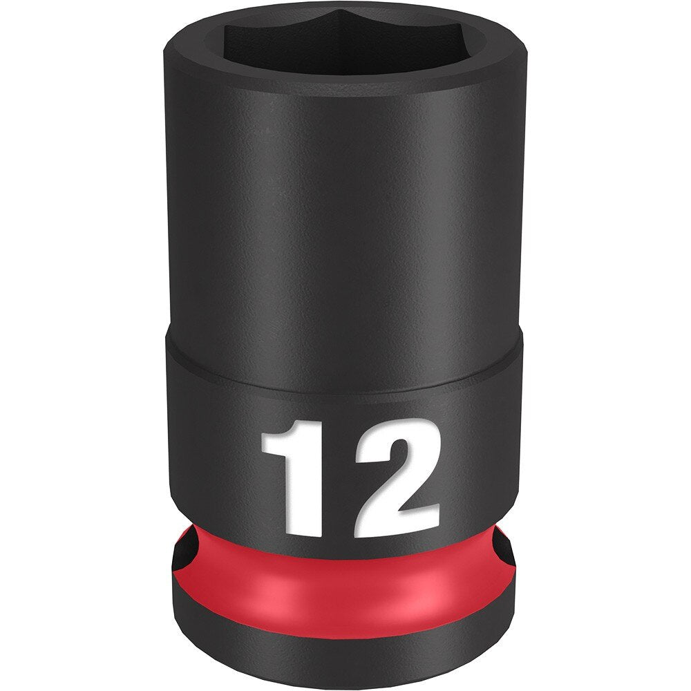 Milwaukee 49-66-6136 SHOCKWAVE Impact Duty™ 3/8"Drive 12MM Standard 6 Point Socket