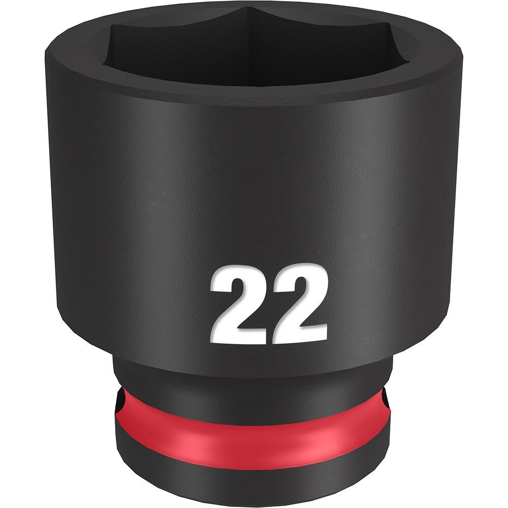 Milwaukee 49-66-6145 SHOCKWAVE Impact Duty™ 3/8"Drive 22MM Standard 6 Point Socket