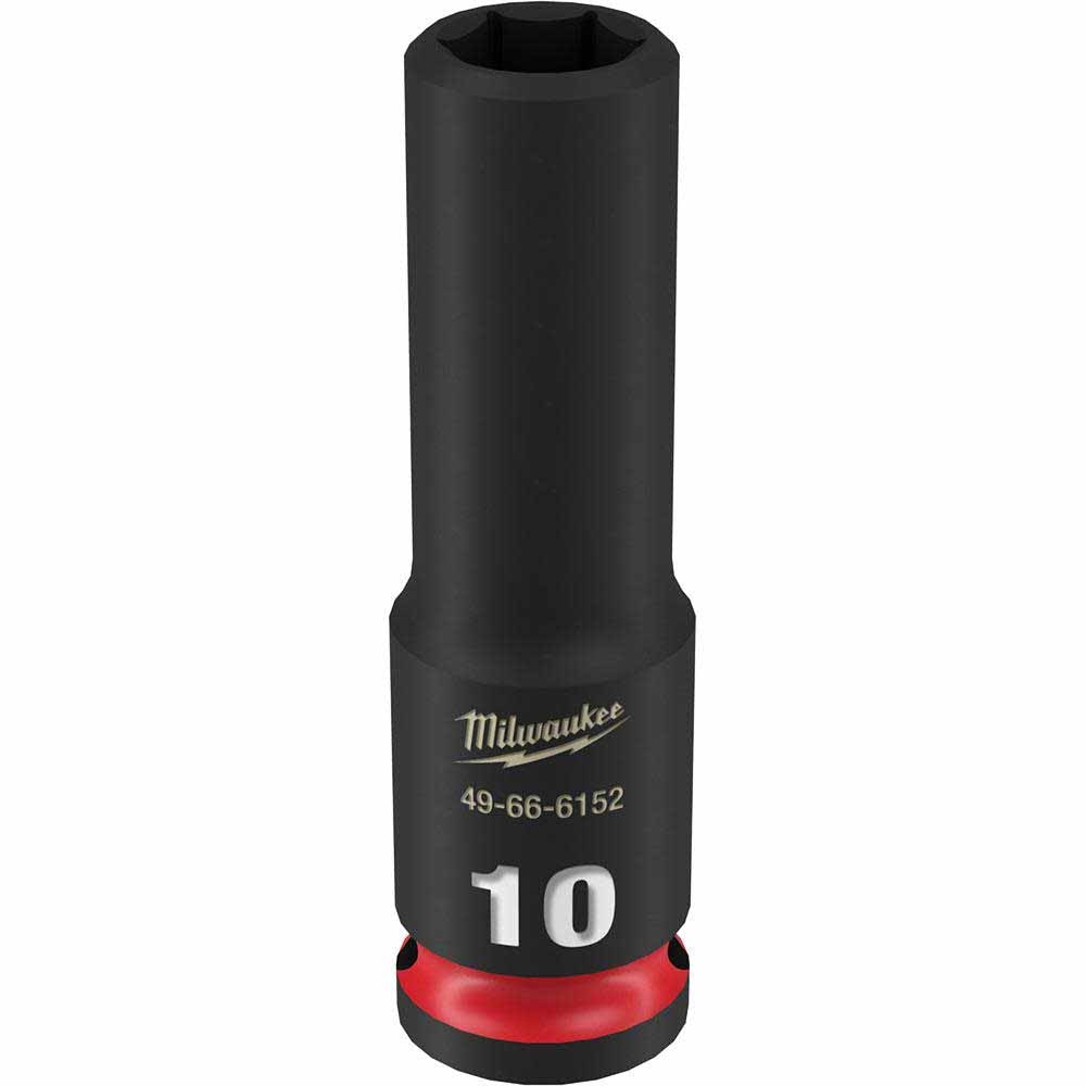 Milwaukee 49-66-6152 SHOCKWAVE Impact Duty™ 3/8"Drive 10MM Deep 6 Point Socket
