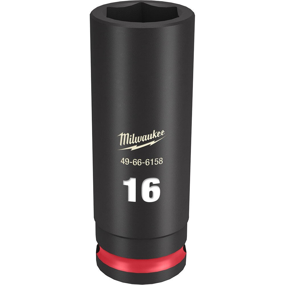 Milwaukee 49-66-6158 SHOCKWAVE Impact Duty™ 3/8"Drive 16MM Deep 6 Point Socket