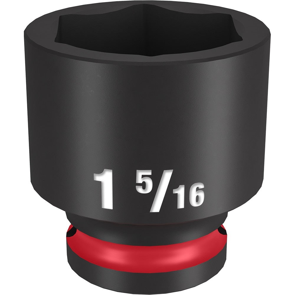 Milwaukee 49-66-6215 SHOCKWAVE Impact Duty™ 1/2"Drive 1-5/16" Standard 6 Point Socket