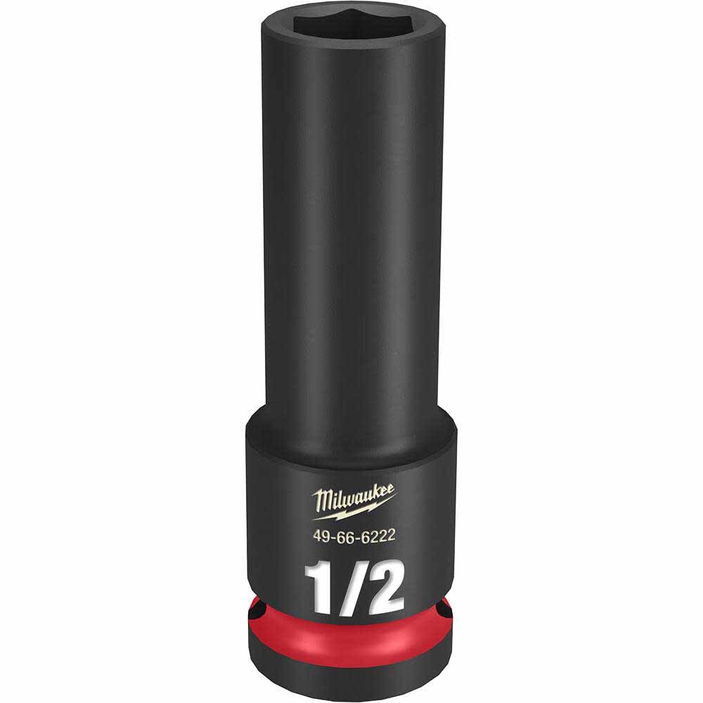 Milwaukee 49-66-6222 SHOCKWAVE Impact Duty™ 1/2"Drive 1/2" Deep 6 Point Socket - 2