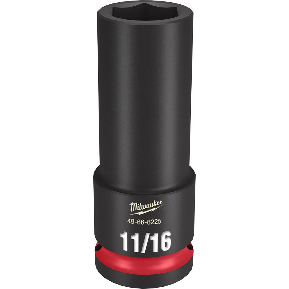 Milwaukee 49-66-6225 SHOCKWAVE Impact Duty™ 1/2"Drive 11/16" Deep 6 Point Socket