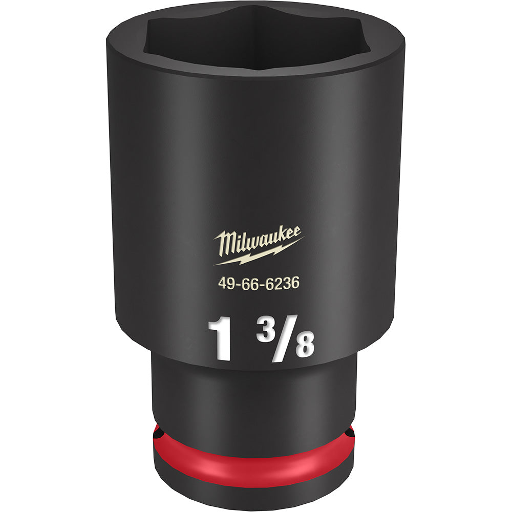 Milwaukee 49-66-6236 SHOCKWAVE Impact Duty™ 1/2"Drive 1-3/8" Deep 6 Point Socket