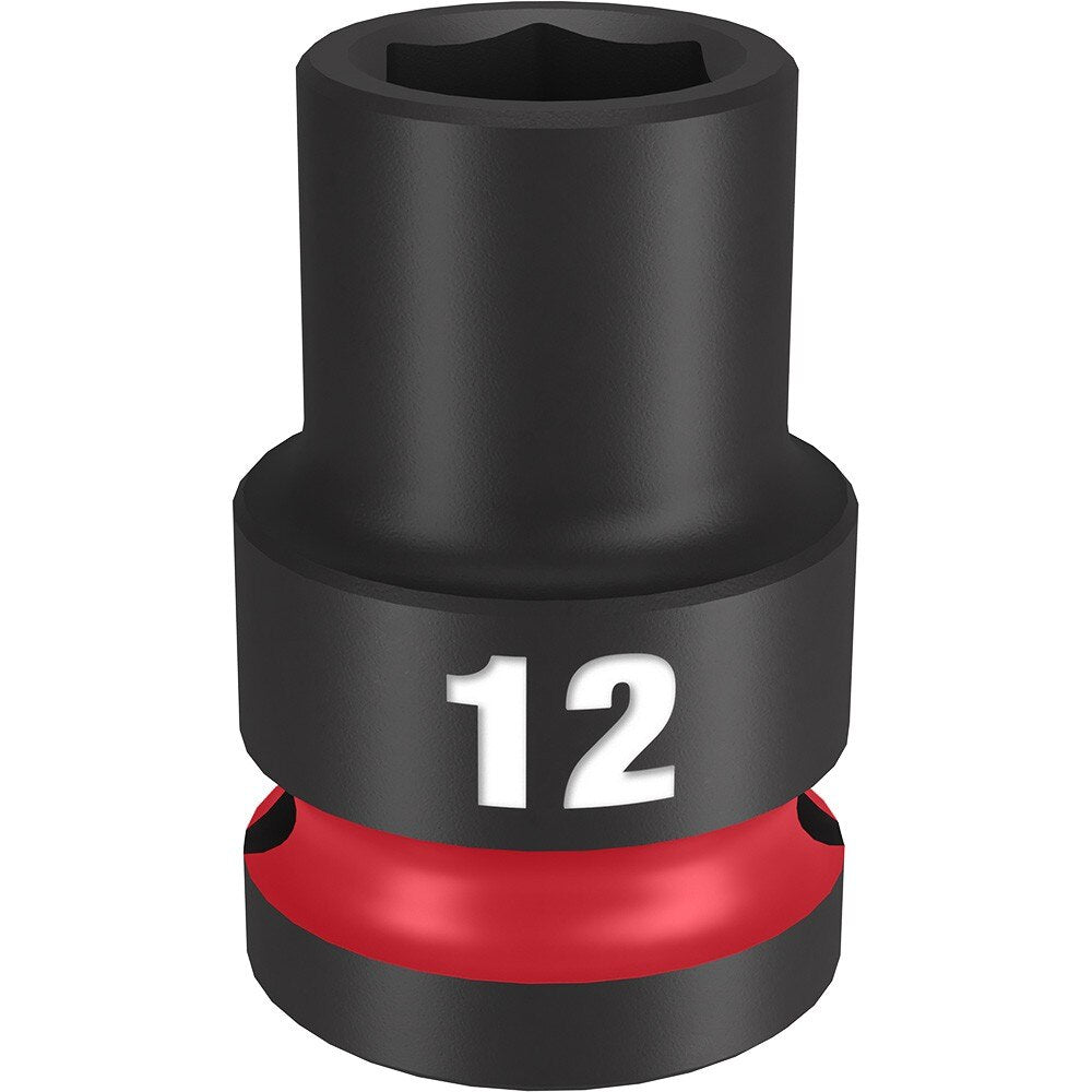 Milwaukee 49-66-6244 SHOCKWAVE Impact Duty™ 1/2"Drive 12MM Standard 6 Point Socket