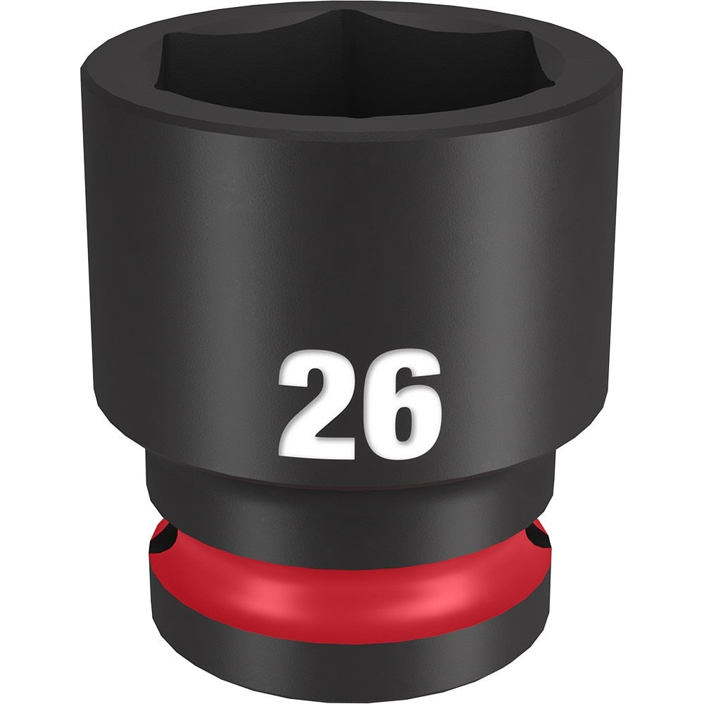 Milwaukee 49-66-6258 SHOCKWAVE Impact Duty™ 1/2"Drive 26MM Standard 6 Point Socket