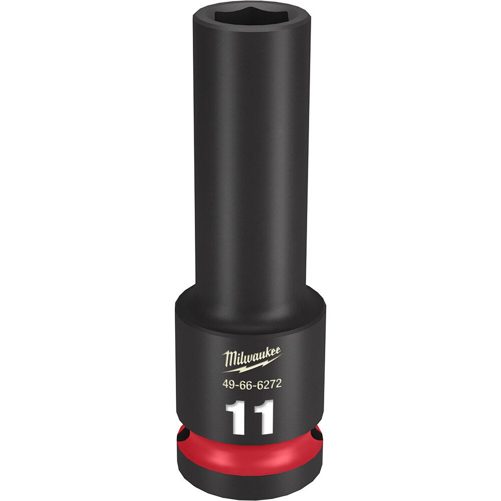 Milwaukee 49-66-6272 SHOCKWAVE Impact Duty™ 1/2"Drive 11MM Deep 6 Point Socket