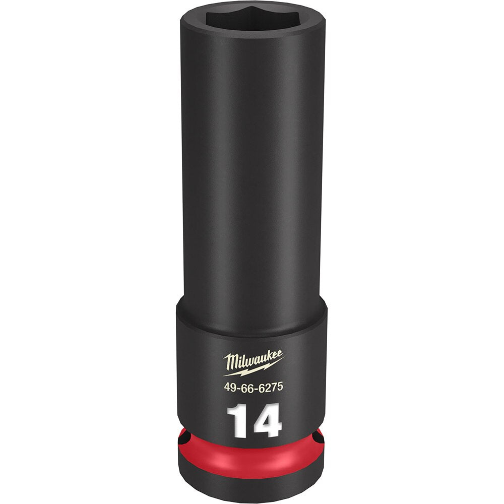 Milwaukee 49-66-6275 SHOCKWAVE Impact Duty™ 1/2"Drive 14MM Deep 6 Point Socket