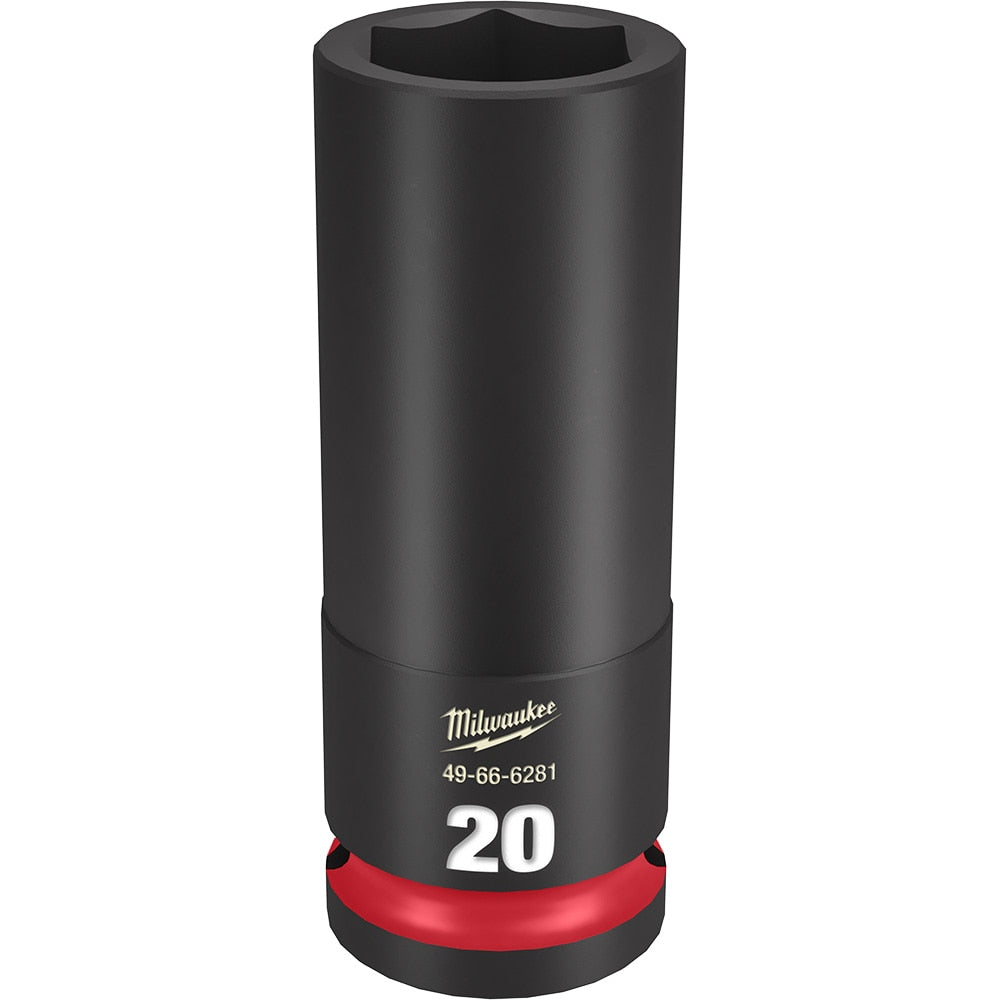 Milwaukee 49-66-6281 SHOCKWAVE Impact Duty™ 1/2"Drive 20MM Deep 6 Point Socket