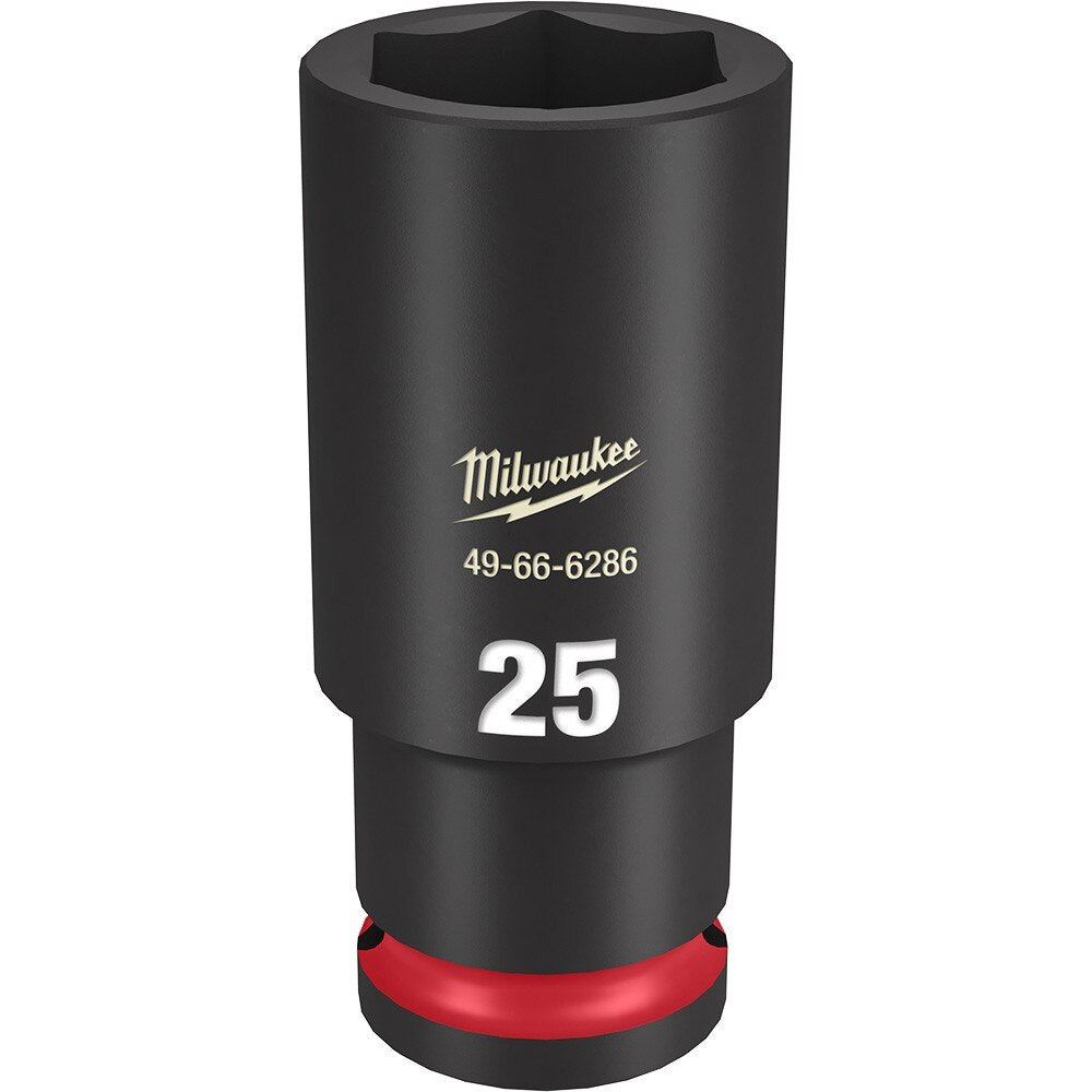 Milwaukee 49-66-6286 SHOCKWAVE Impact Duty™ 1/2"Drive 25MM Deep 6 Point Socket