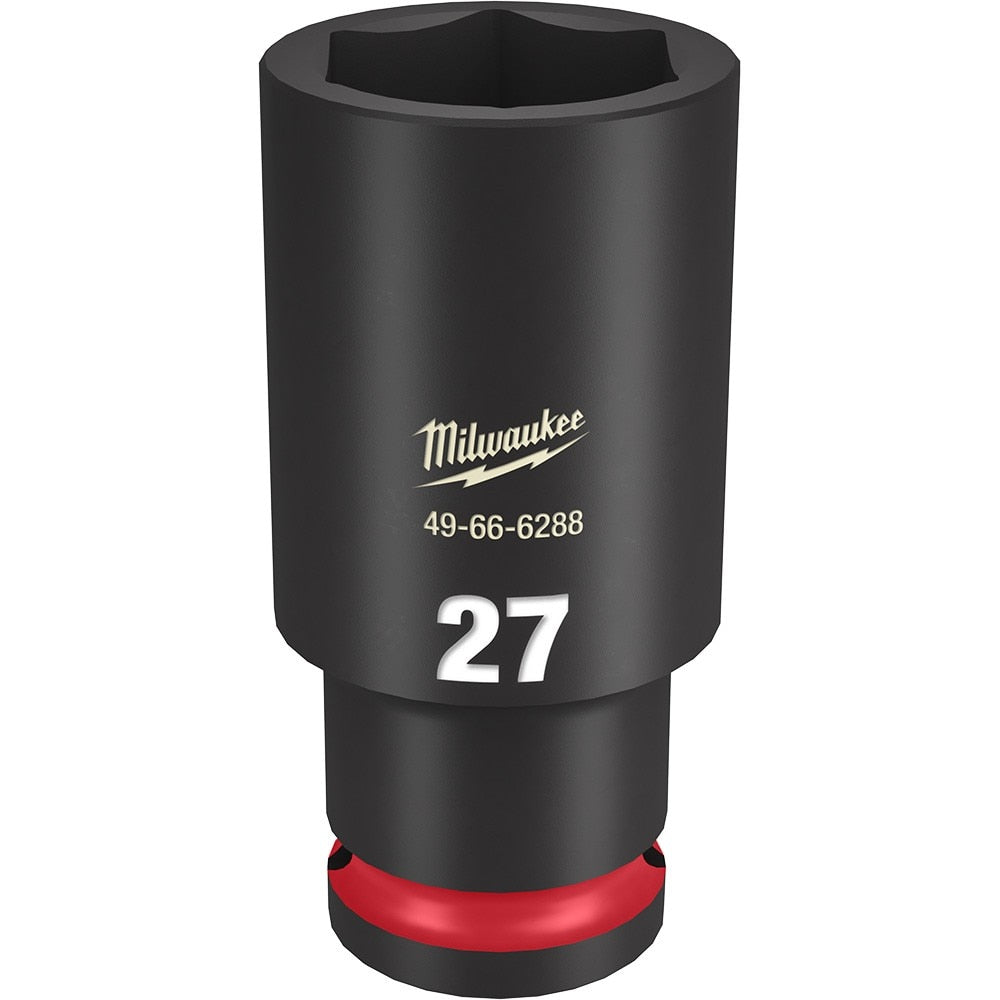 Milwaukee 49-66-6288 SHOCKWAVE Impact Duty™ 1/2"Drive 27MM Deep 6 Point Socket