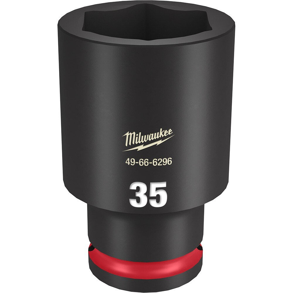 Milwaukee 49-66-6296 SHOCKWAVE Impact Duty™ 1/2"Drive 35MM Deep 6 Point Socket
