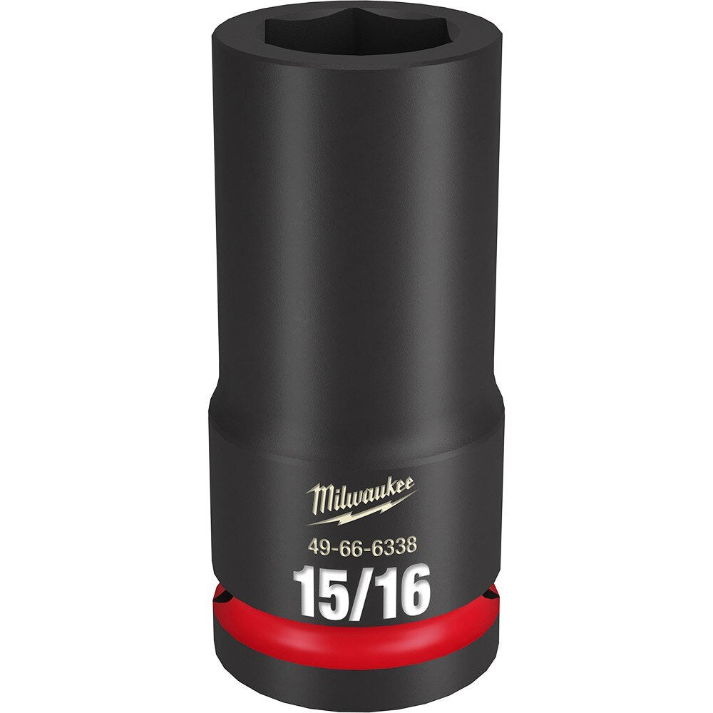 Milwaukee 49-66-6338 SHOCKWAVE Impact Duty™ 3/4"Drive 15/16" Deep 6 Point Socket
