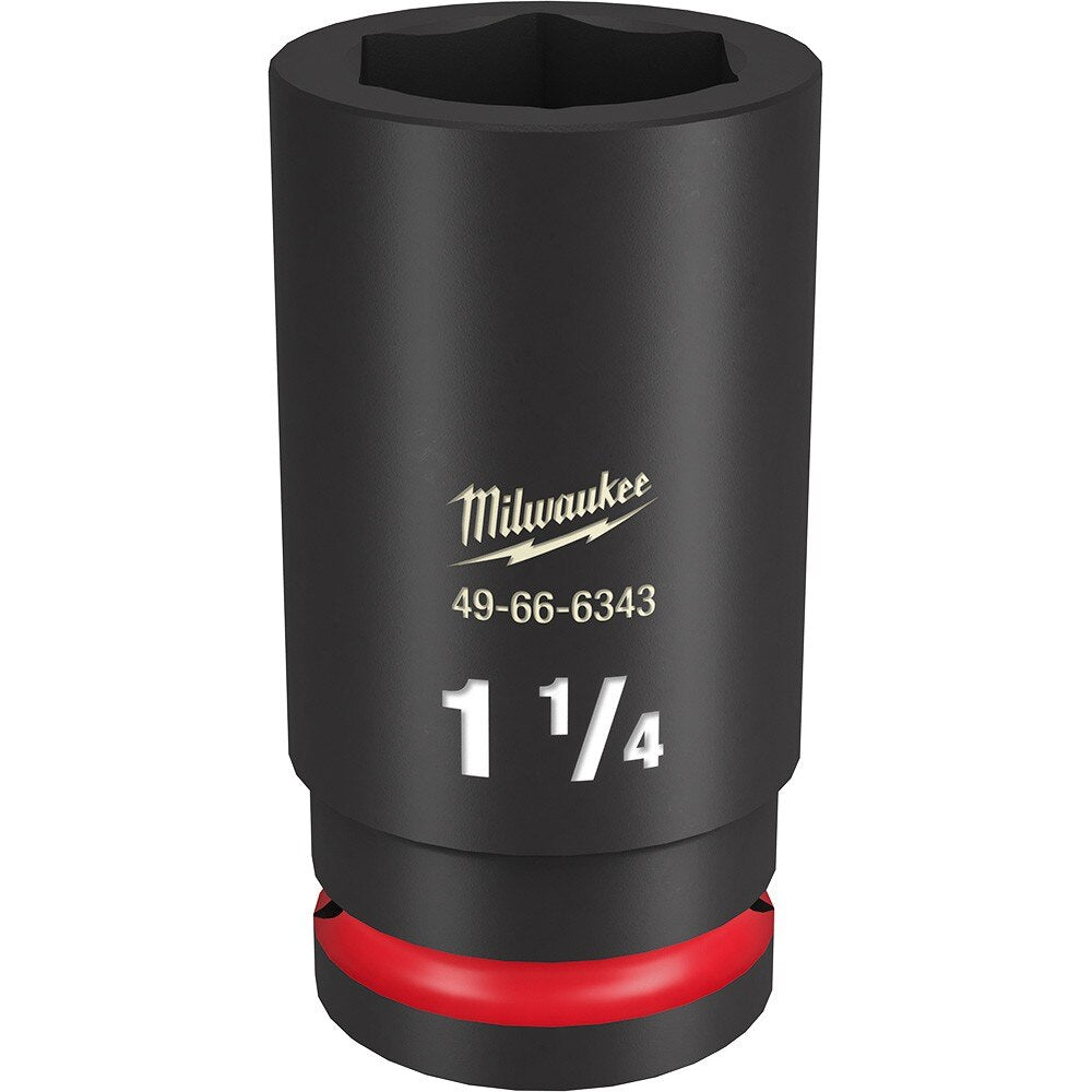 Milwaukee 49-66-6343 SHOCKWAVE Impact Duty™ 3/4"Drive 1-1/4" Deep 6 Point Socket