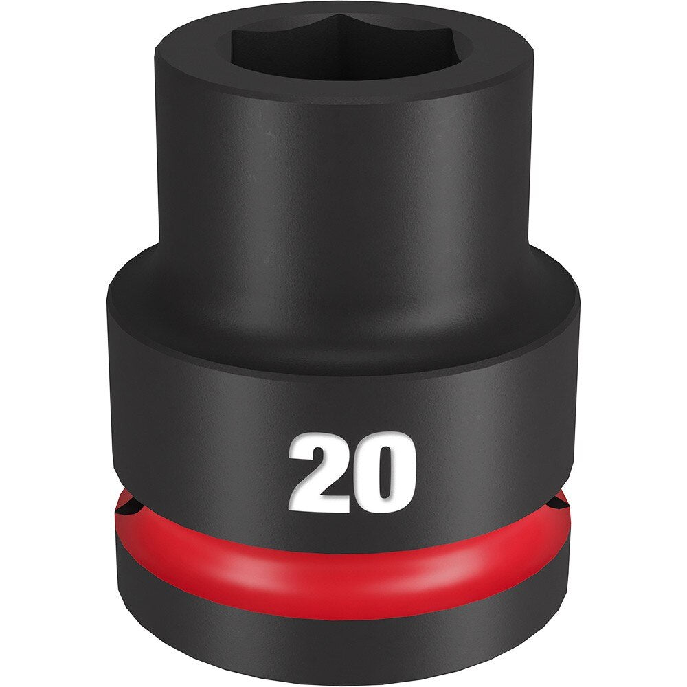 Milwaukee 49-66-6358 SHOCKWAVE Impact Duty™ 3/4"Drive 20MM Standard 6 Point Socket