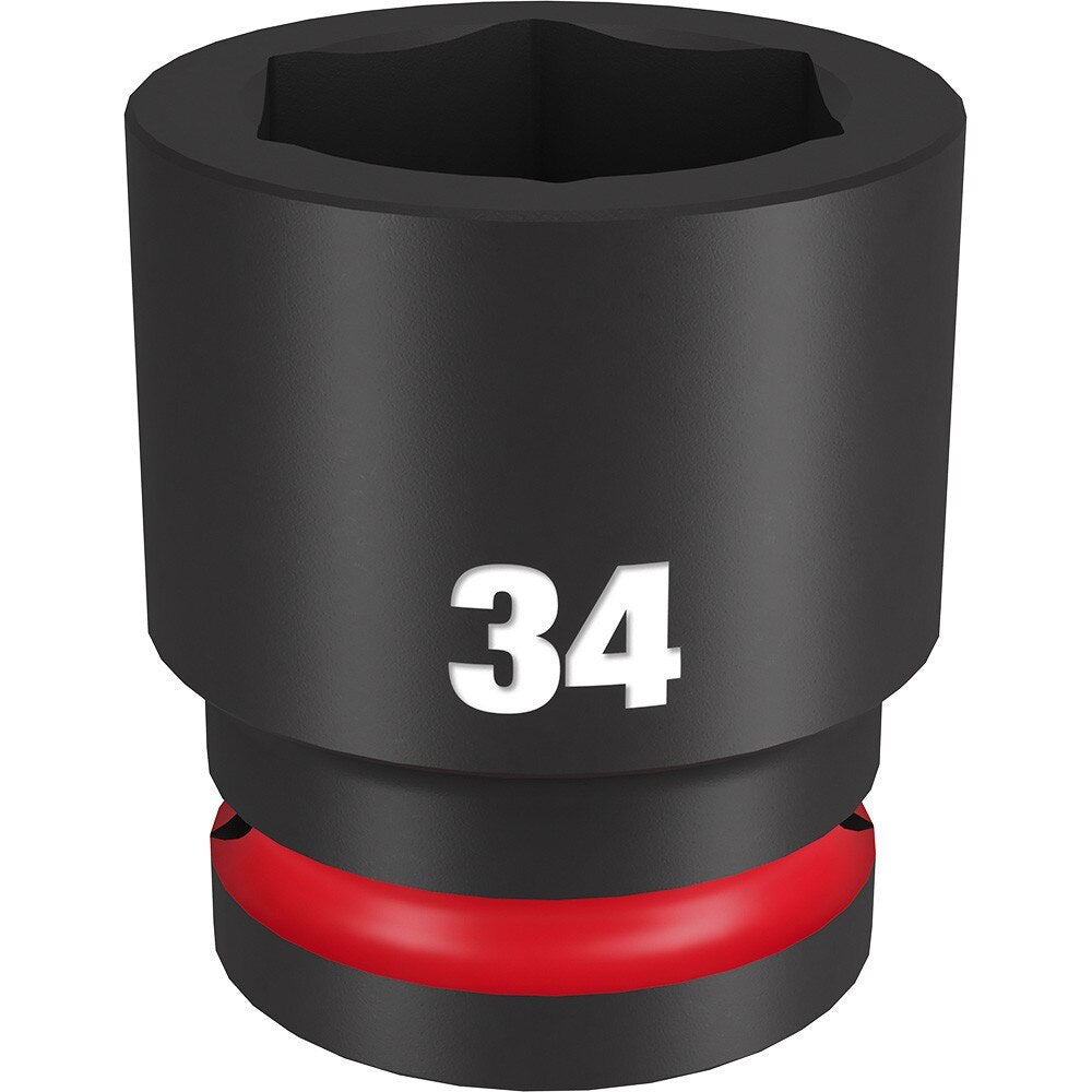 Milwaukee 49-66-6372 SHOCKWAVE Impact Duty™ 3/4"Drive 34MM Standard 6 Point Socket