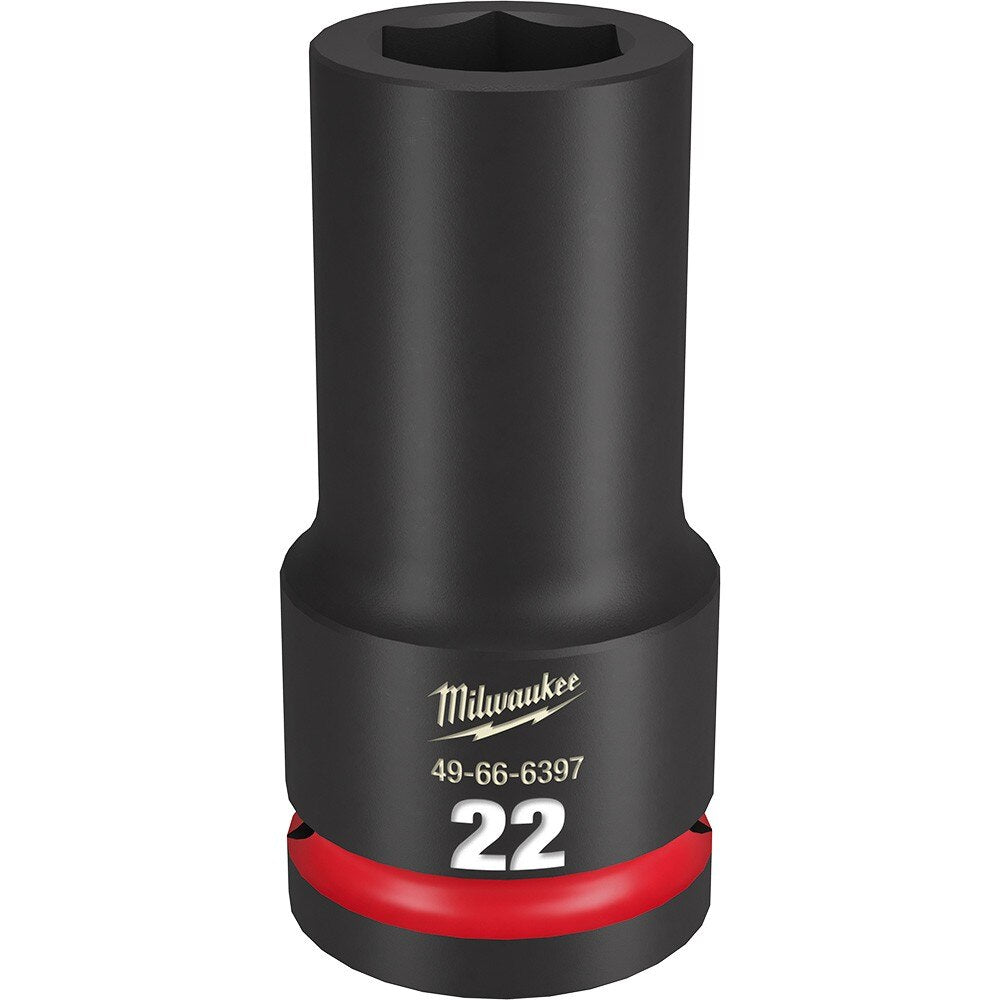 Milwaukee 49-66-6397 SHOCKWAVE Impact Duty™ 3/4"Drive 22MM Deep 6 Point Socket