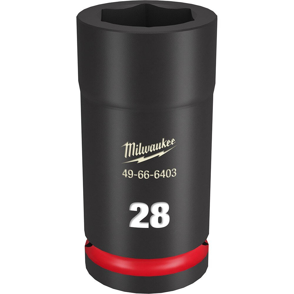 Milwaukee 49-66-6403 SHOCKWAVE Impact Duty™ 3/4"Drive 28MM Deep 6 Point Socket