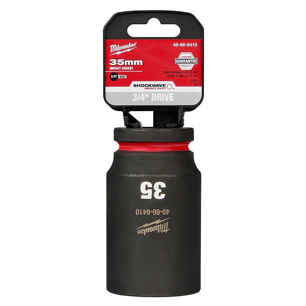 Milwaukee 49-66-6410 SHOCKWAVE Impact Duty™ 3/4"Drive 35MM Deep 6 Point Socket