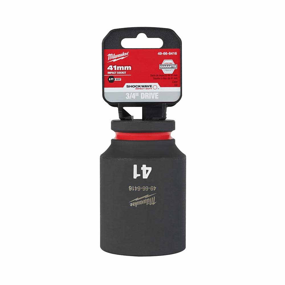 Milwaukee 49-66-6416 SHOCKWAVE Impact Duty™ 3/4"Drive 41MM Deep 6 Point Socket