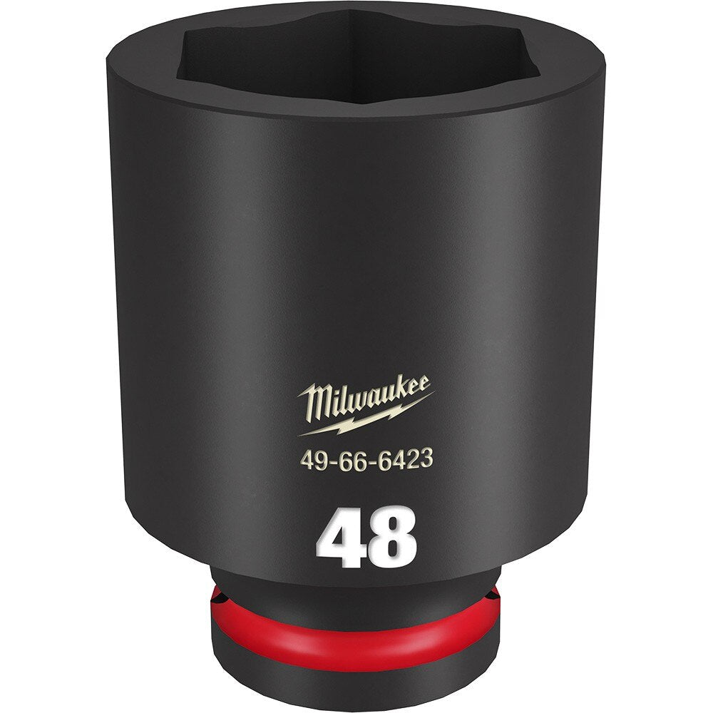 Milwaukee 49-66-6423 SHOCKWAVE Impact Duty™ 3/4"Drive 48MM Deep 6 Point Socket