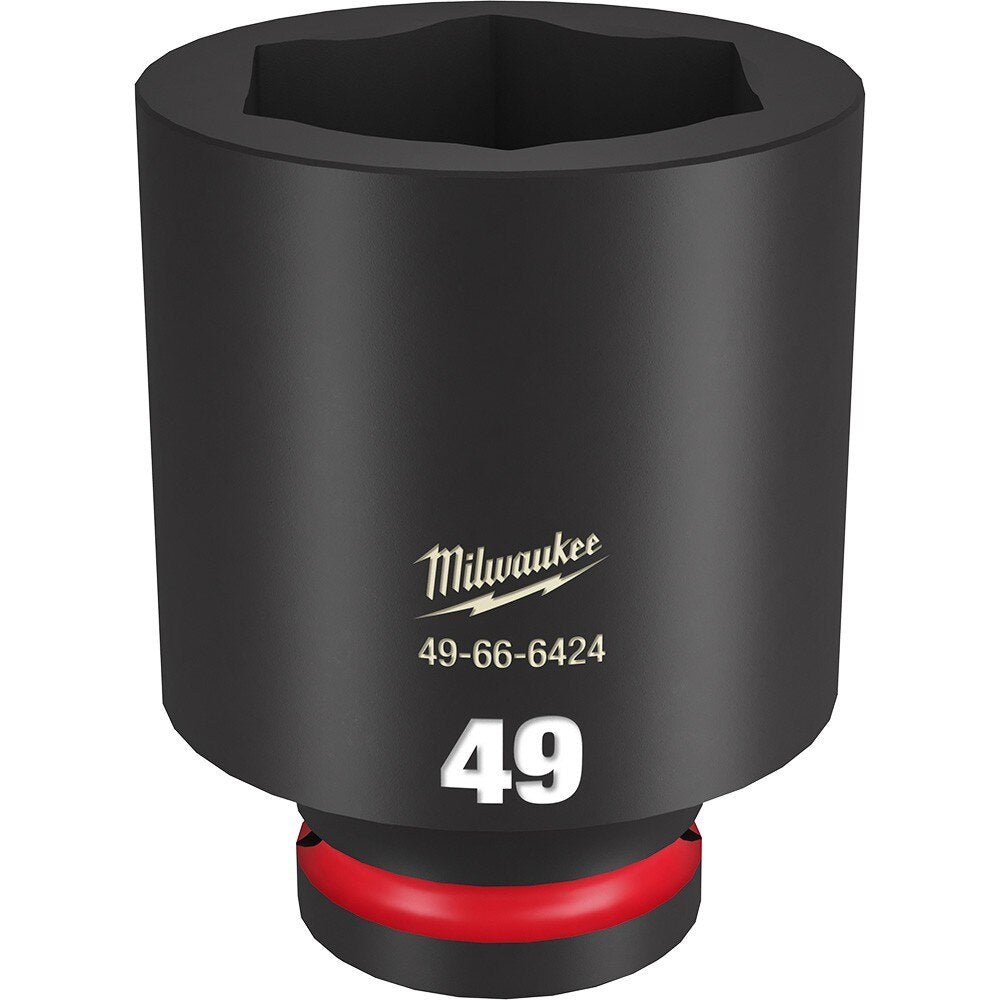 Milwaukee 49-66-6424 SHOCKWAVE Impact Duty™ 3/4"Drive 49MM Deep 6 Point Socket