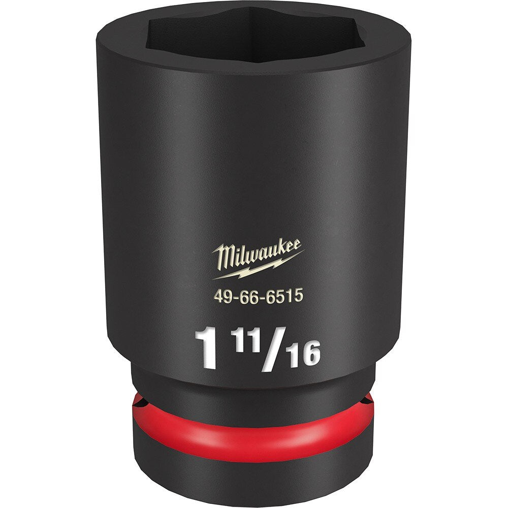 Milwaukee 49-66-6515 SHOCKWAVE Impact Duty™ 1"Drive 1-11/16" Deep 6 Point Socket