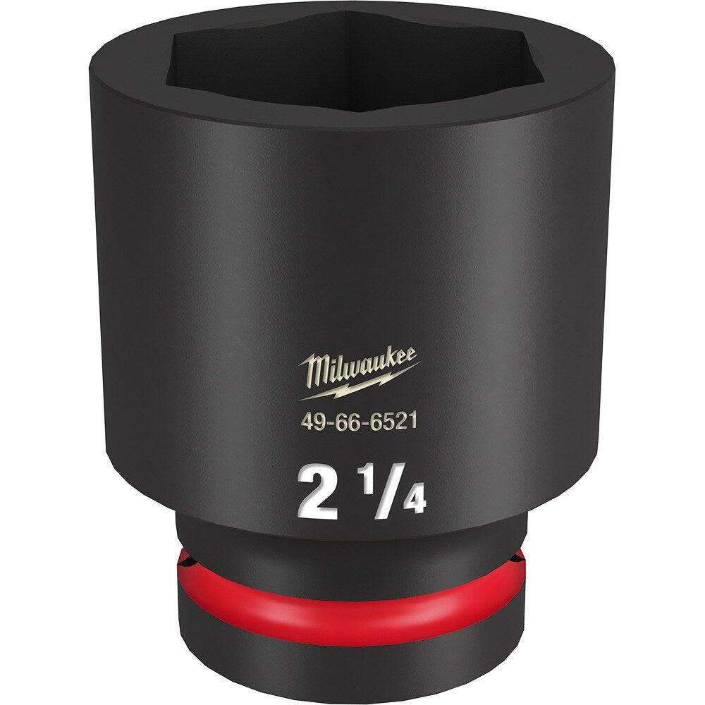 Milwaukee 49-66-6521 SHOCKWAVE Impact Duty™ 1"Drive 2-1/4" Deep 6 Point Socket