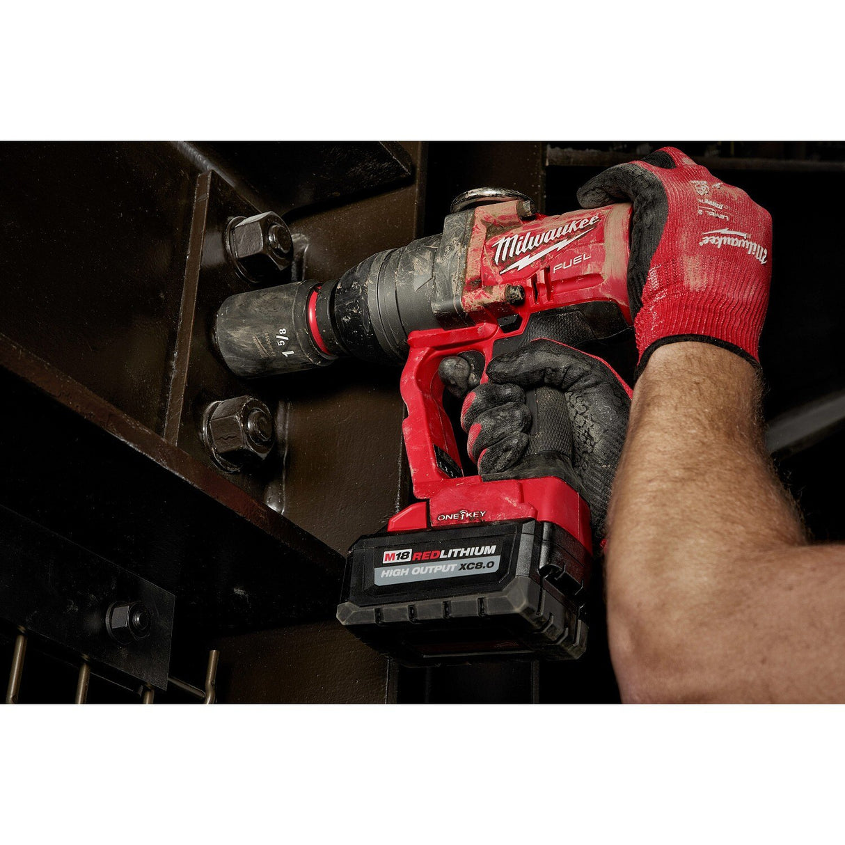 Milwaukee 49-66-6554 1" Drive 1-3/8" Standard 6 Point Impact Socket - 5