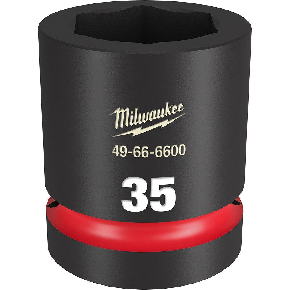 Milwaukee 49-66-6600 SHOCKWAVE Impact Duty™ 1"Drive 35MM Standard 6 Point Socket