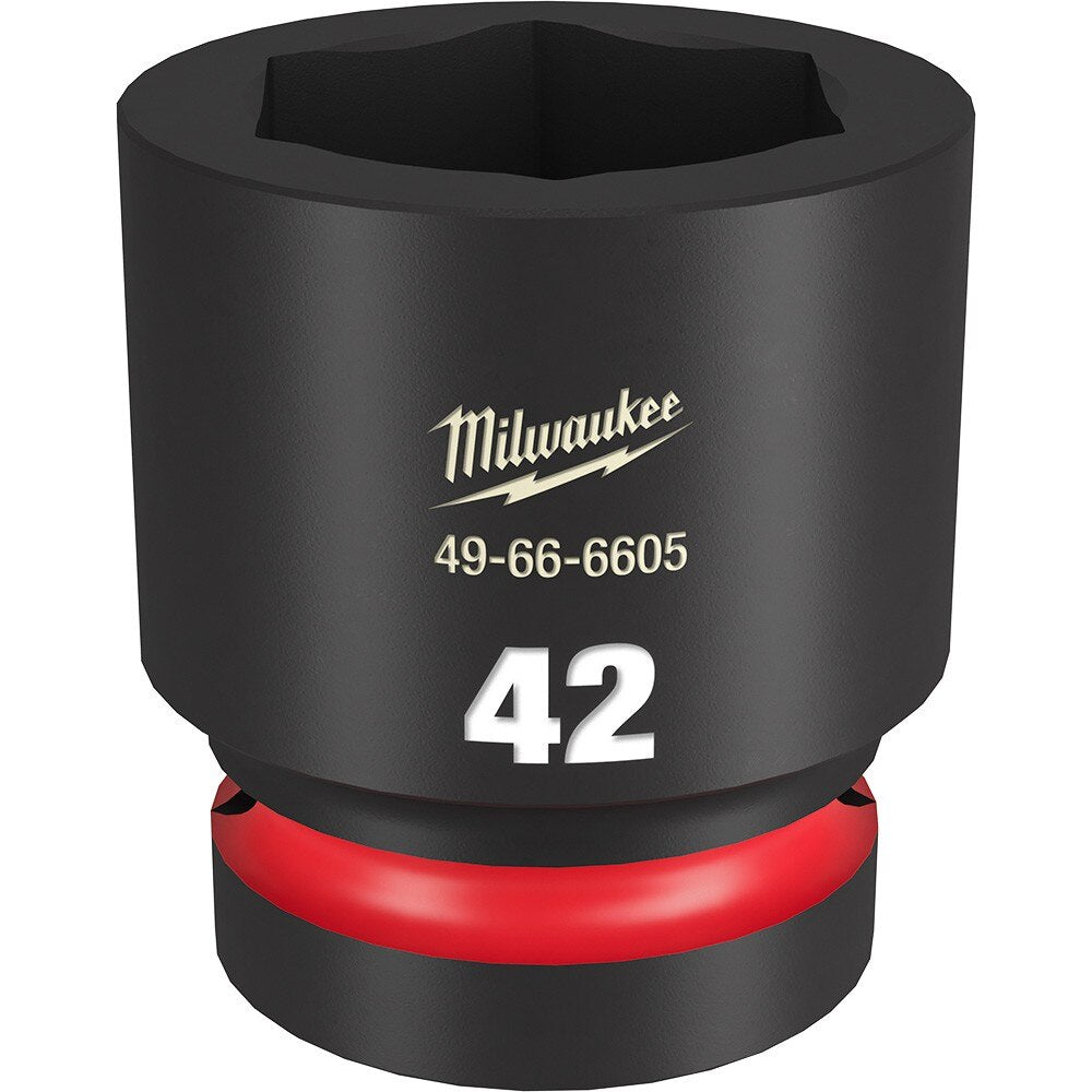 Milwaukee 49-66-6605 SHOCKWAVE Impact Duty™ 1"Drive 42MM Standard 6 Point Socket