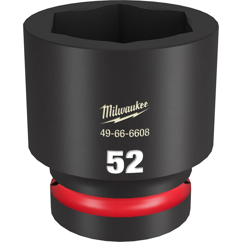 Milwaukee 49-66-6608 SHOCKWAVE Impact Duty™ 1"Drive 52MM Standard 6 Point Socket