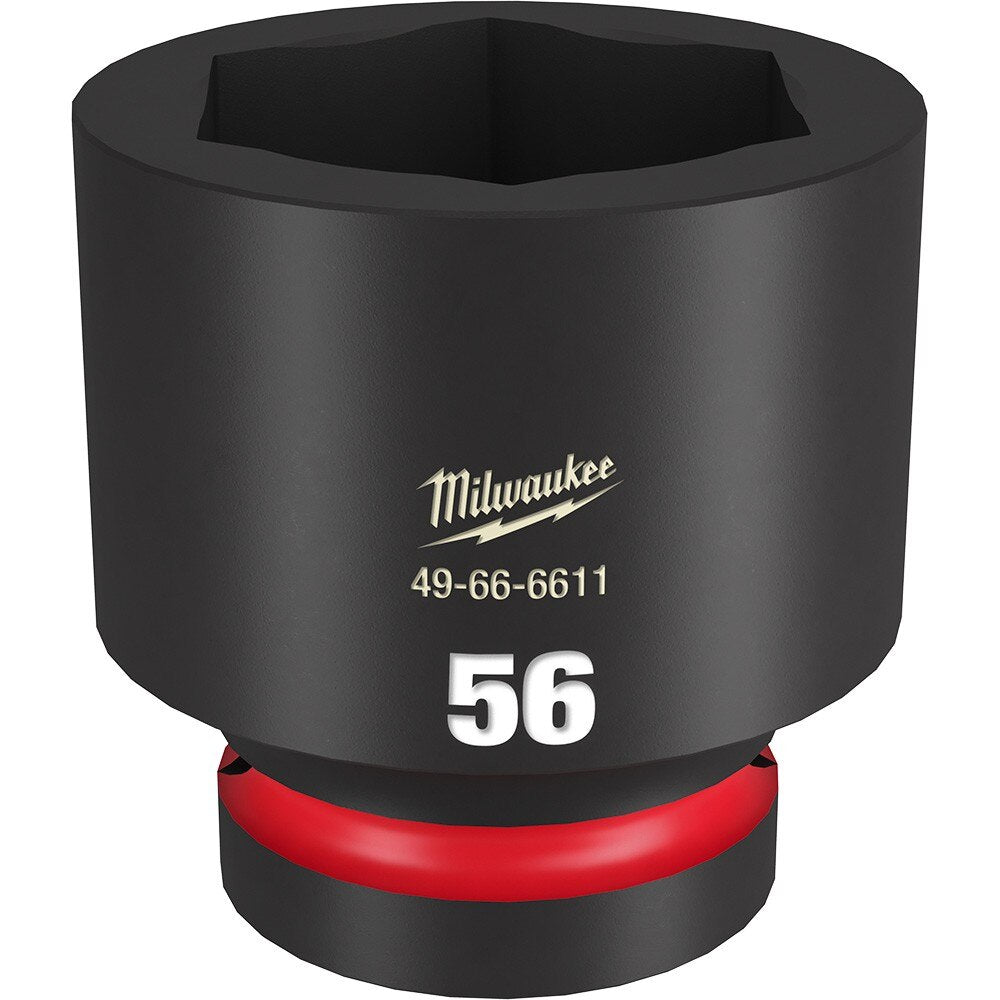 Milwaukee 49-66-6611 SHOCKWAVE Impact Duty™ 1"Drive 56MM Standard 6 Point Socket