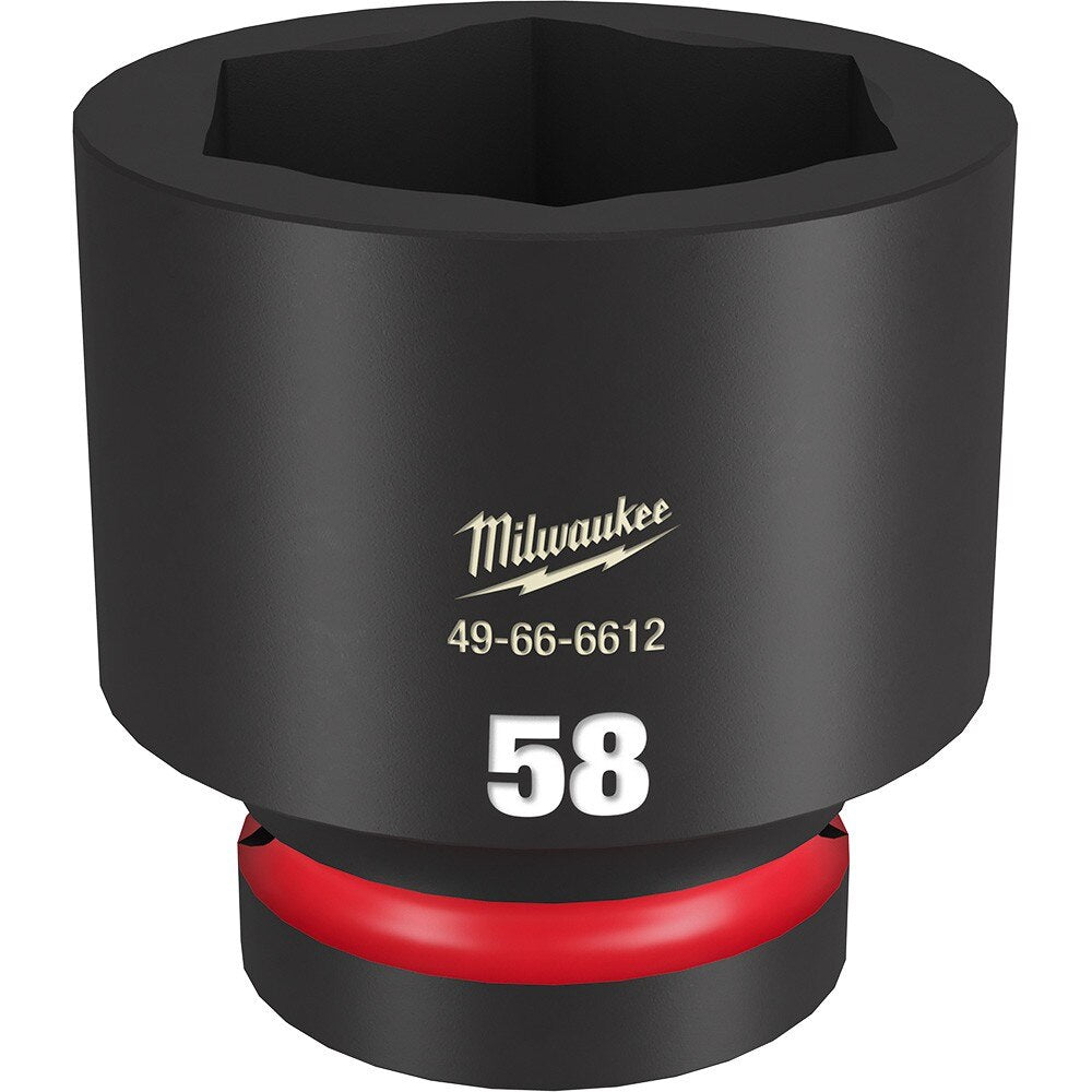 Milwaukee 49-66-6612 SHOCKWAVE Impact Duty™ 1"Drive 58MM Standard 6 Point Socket