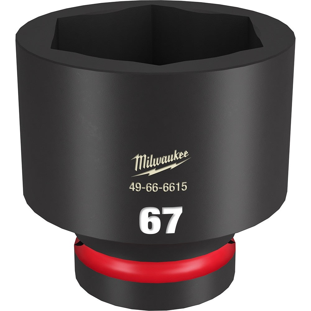 Milwaukee 49-66-6615 SHOCKWAVE Impact Duty™ 1"Drive 67MM Standard 6 Point Socket
