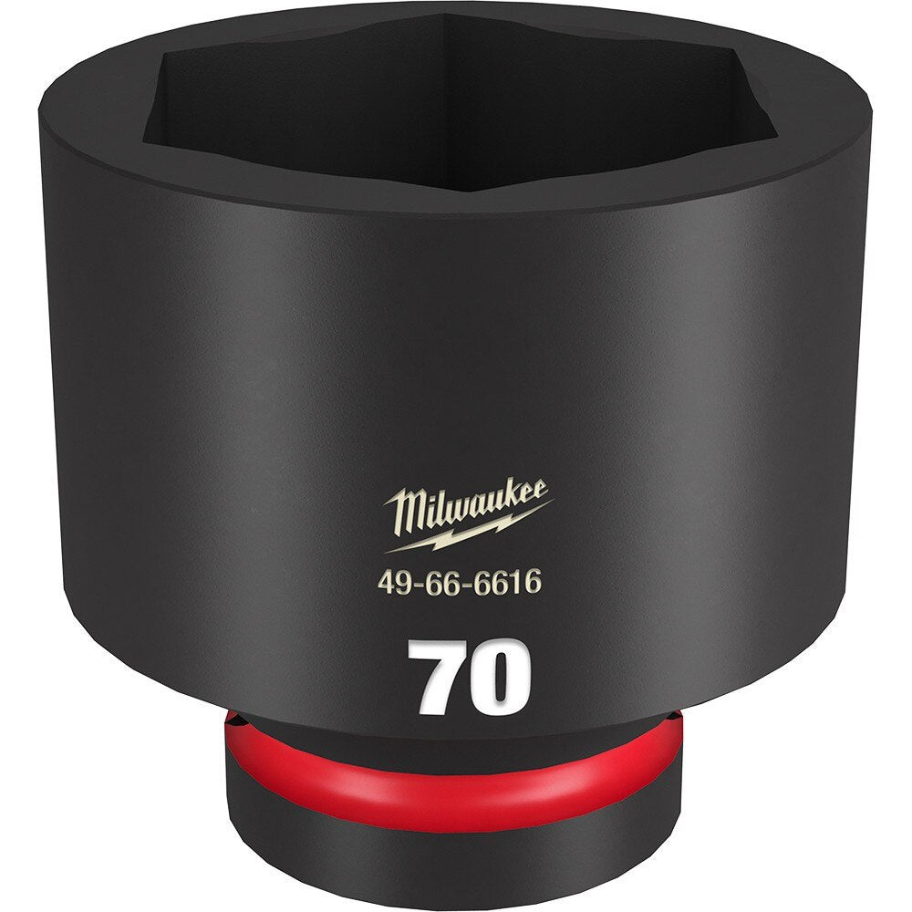 Milwaukee 49-66-6616 SHOCKWAVE Impact Duty™ 1"Drive 70MM Standard 6 Point Socket