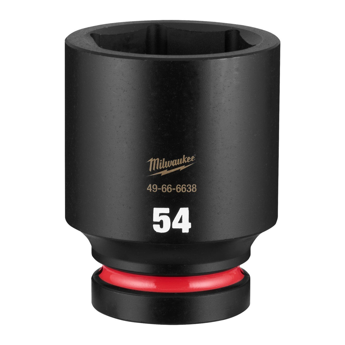 Milwaukee 49-66-6638 Shockwave 1" Drive 54 mm Deep 6 Point Impact Duty Socket