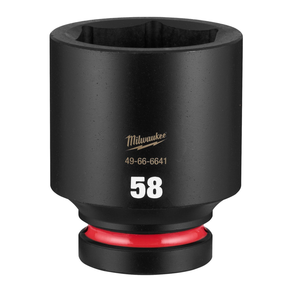 Milwaukee 49-66-6641 Shockwave 1" Drive 58 mm Deep 6-Point Impact Socket