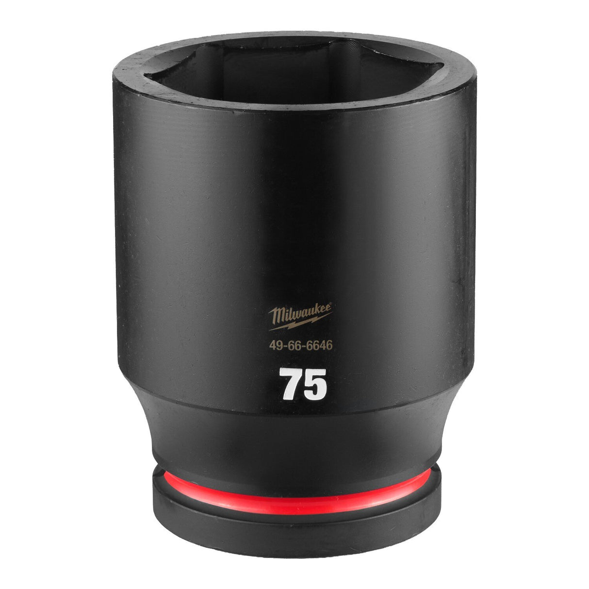 Milwaukee 49-66-6646 SHOCKWAVE Impact Duty 1" Drive 75mm Deep 6 Point Impact Socket
