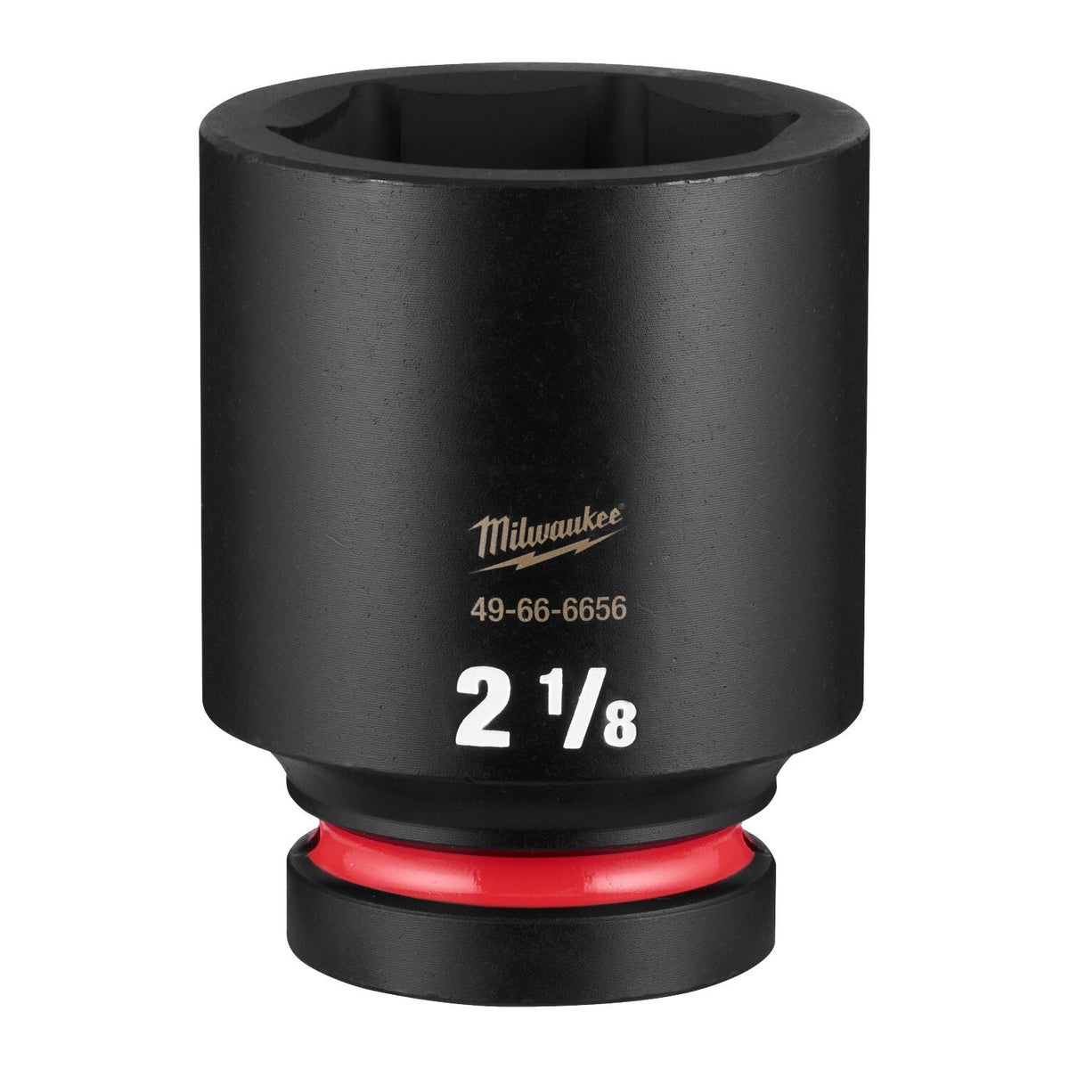 Milwaukee 49-66-6656 Shockwave 1" Drive 2-1/8" Deep 6 Point Impact Duty Socket