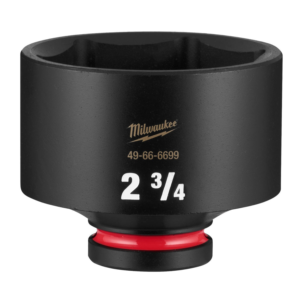 Milwaukee 49-66-6699 3/4" Drive 2-3/4" Standard 6 Point Shockwave Impact Duty Socket
