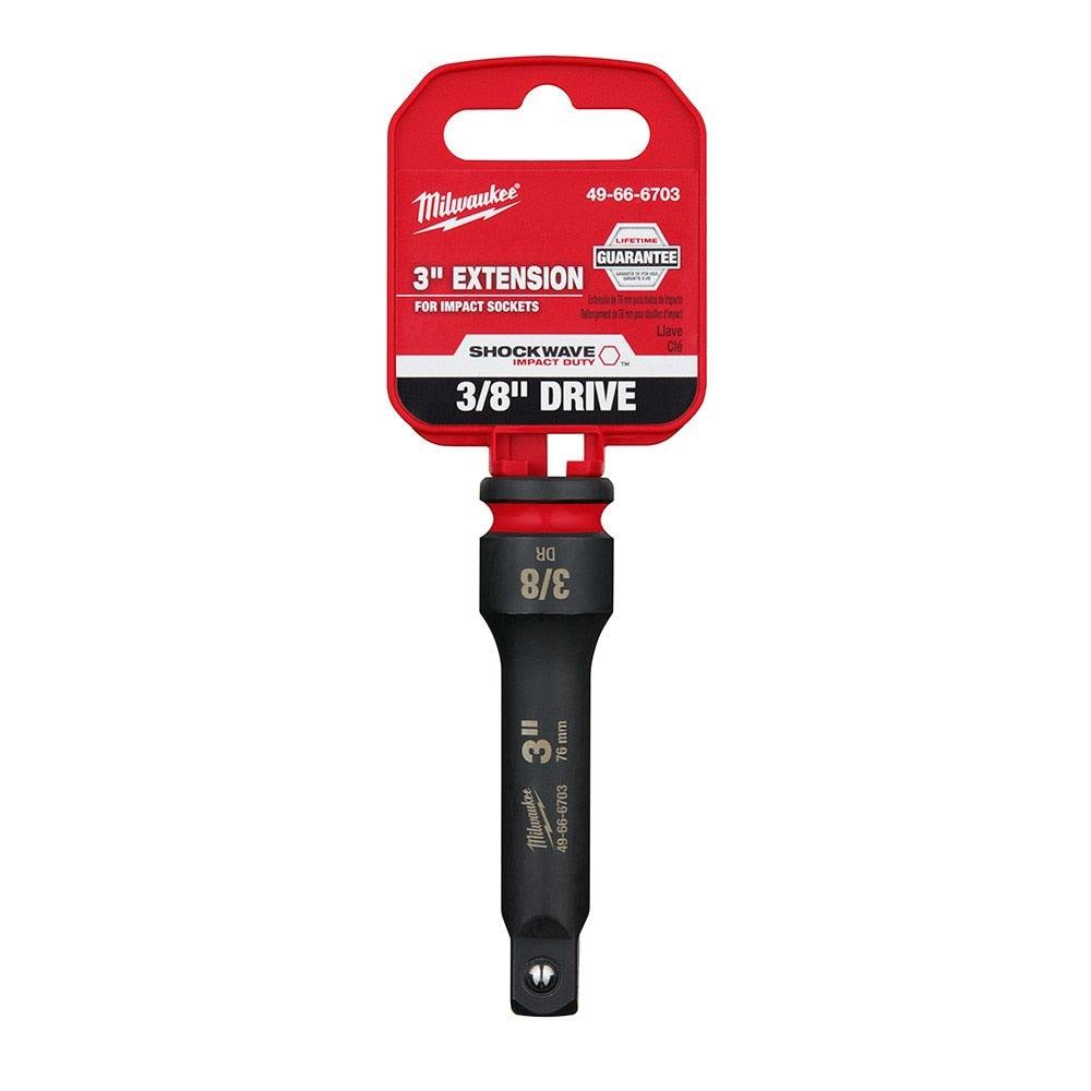 Milwaukee 49-66-6703 SHOCKWAVE Impact Duty™ 3/8" Drive 3" Extension