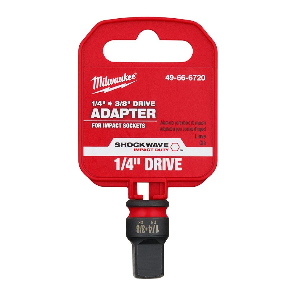 Milwaukee 49-66-6720 SHOCKWAVE Impact Duty™ 1/4" Drive to 3/8" Drive Adapter