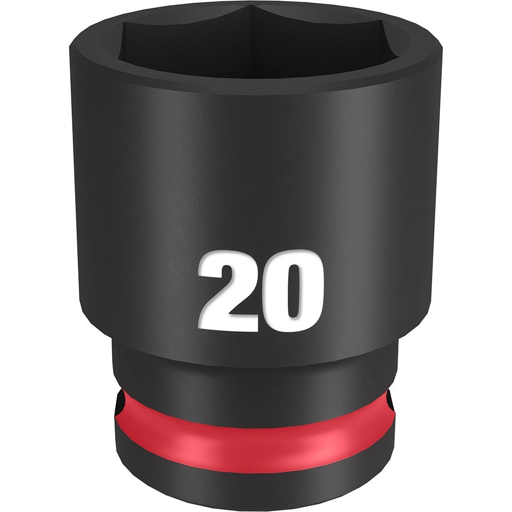 Milwaukee 49-66-6737 SHOCKWAVE Impact Duty™ 3/8"Drive 20MM Standard 6 Point Socket