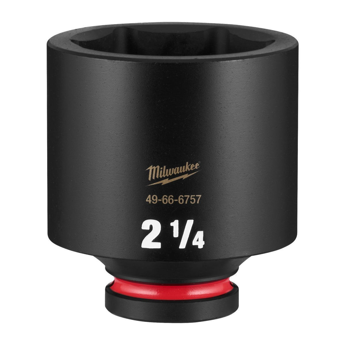 Milwaukee 49-66-6757 Shockwave 3/4" Drive 2-1/4" Deep 6 Point Impact Duty Socket