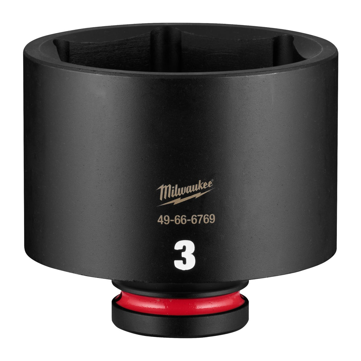Milwaukee 49-66-6769 Shockwave 3/4" Drive 3" Deep 6 Point Impact Duty Socket