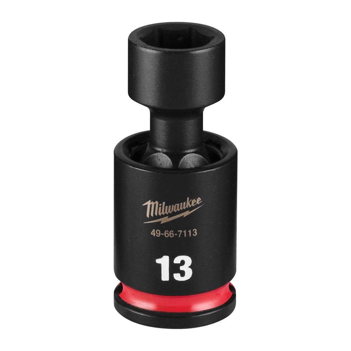 Milwaukee 49-66-7113 3/8" Drive 13 mm Standard Swivel Impact Socket