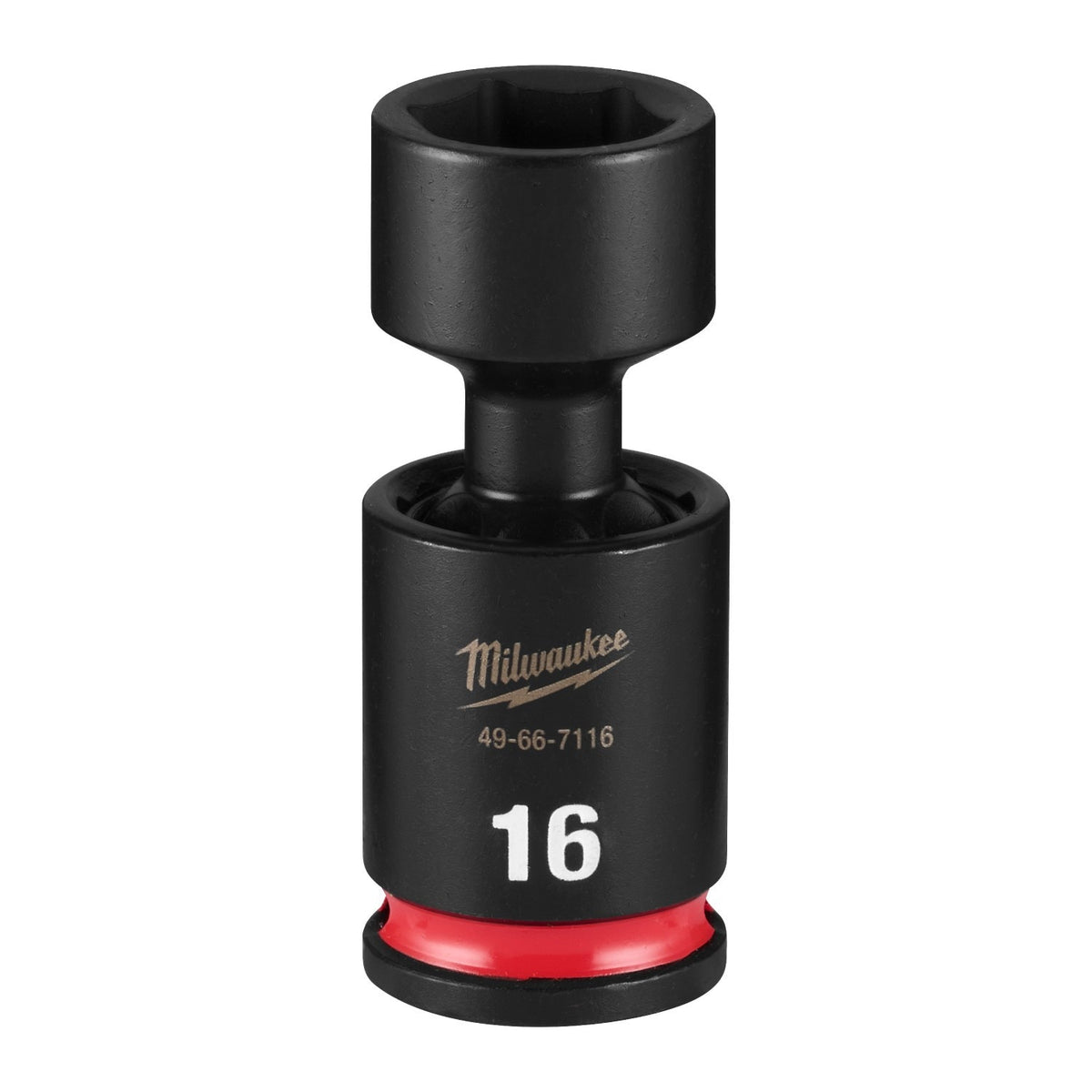 Milwaukee 49-66-7116 3/8" Drive 16 mm Standard Swivel Impact Socket