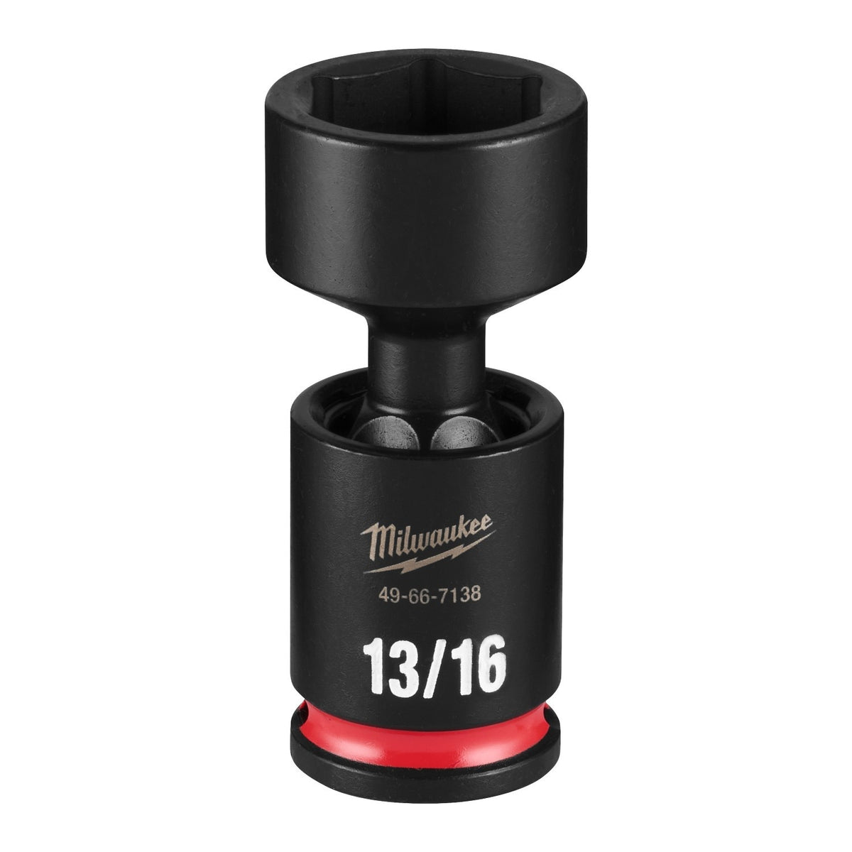 Milwaukee 49-66-7138 3/8" Drive 13/16" Standard Swivel Impact Socket