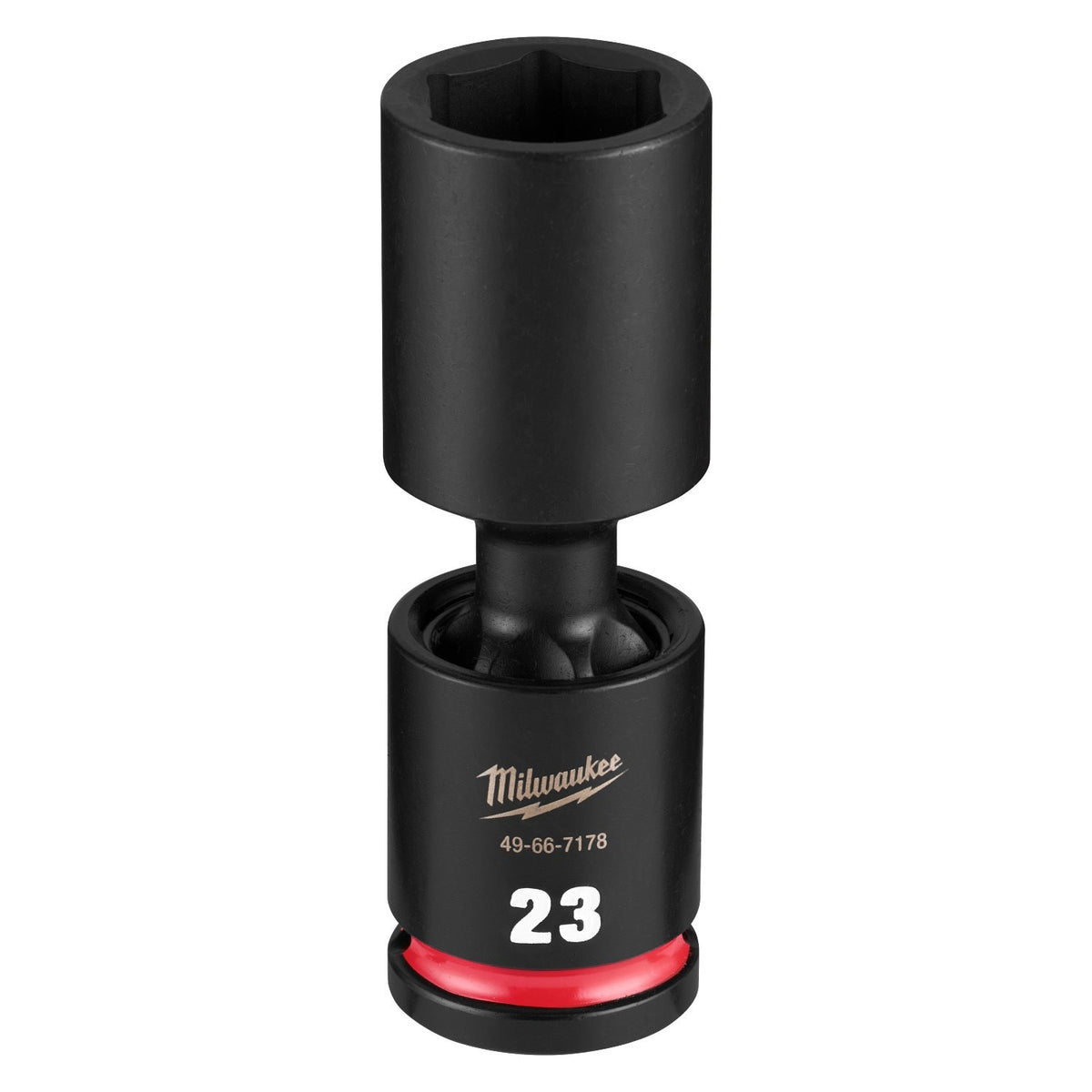 Milwaukee 49-66-7178 Shockwave 1/2" Drive 23 mm Deep Swivel Impact Socket